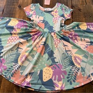 Dot Dot Smile size 3/4 girls Cap sleeve twirl dress new